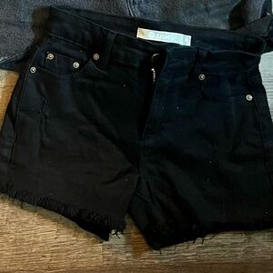 Black Jean tractr shorts